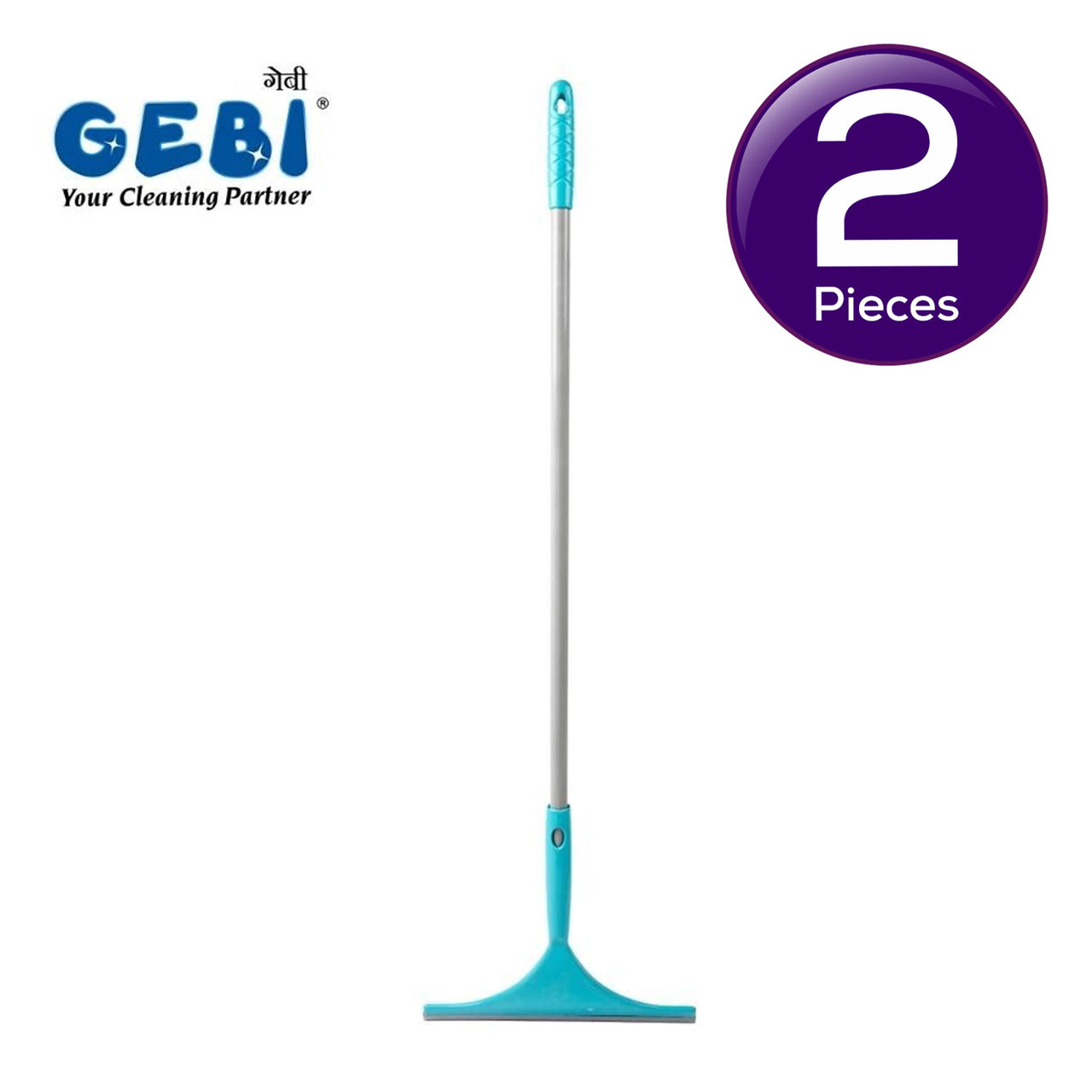 Gebi Sparkle Plus Bathroom/Window Wiper 1 pc Combo