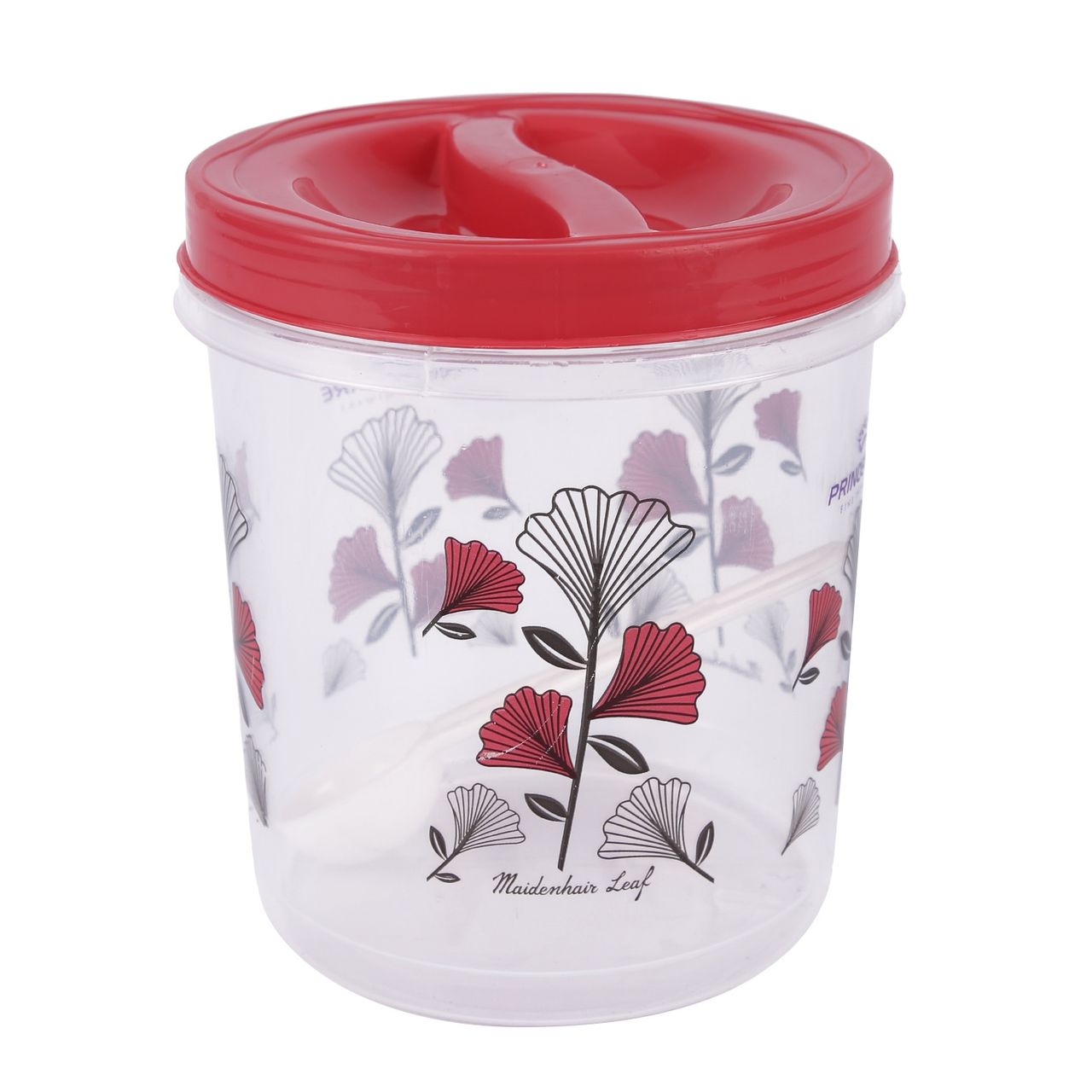Princeware Twister Container Set of 3 Pieces With Spoon | 490ml Each - Pink