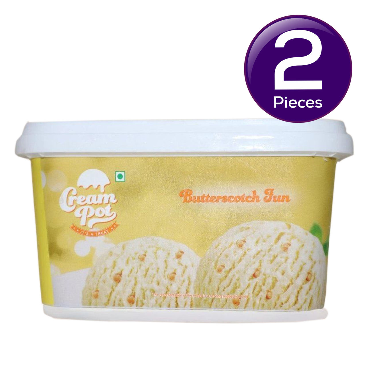 Cream Pot Butterscotch Tub 1 l Combo