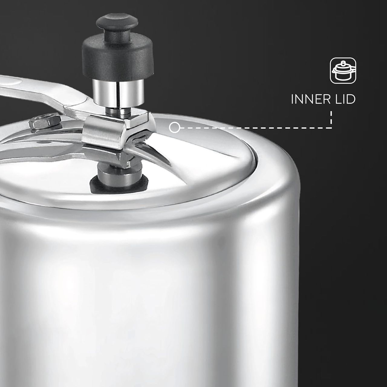 Judge by Prestige 3L ACE Aluminium Inner Lid Pressure Cooker