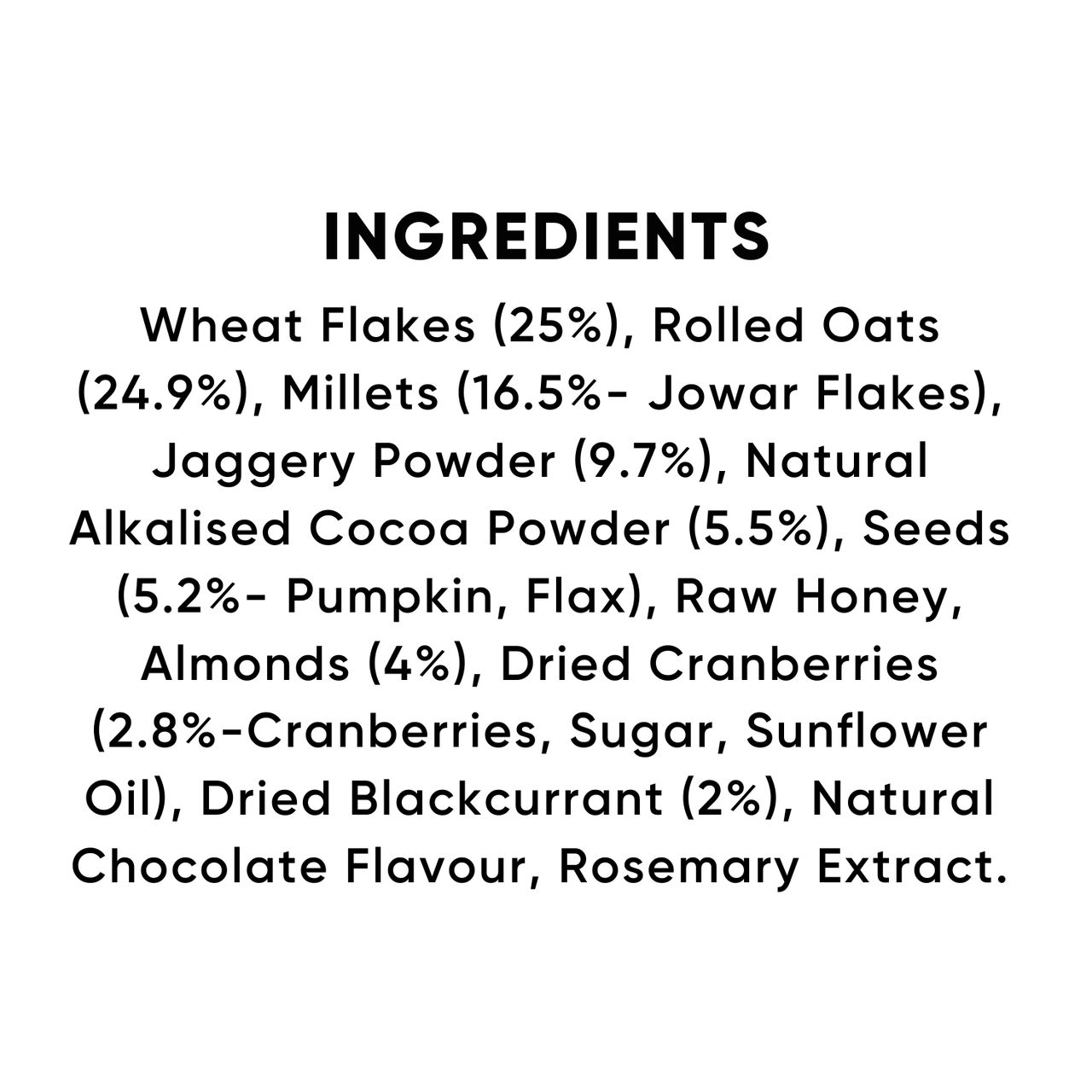 Rs By True Elements Muesli Dark Chocolate, Fibre Rich
