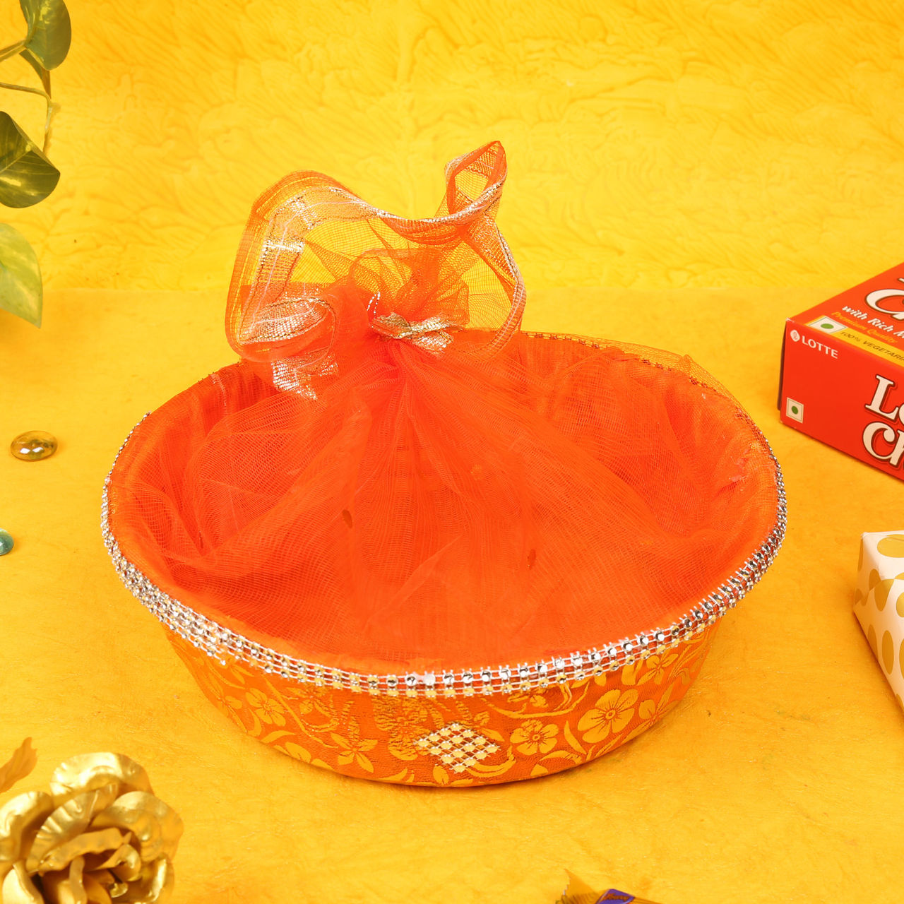 Festvista 10 x 10 inch Round Fruit Basket