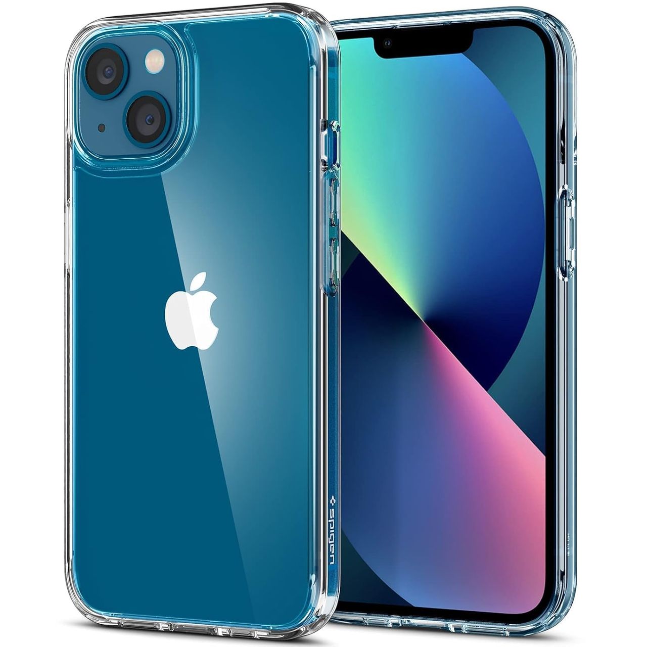Sounce Shockproof Hard Back Cover for iPhone 13 | Scratch-Resistant | Clear Polycarbonate Design, Transparent