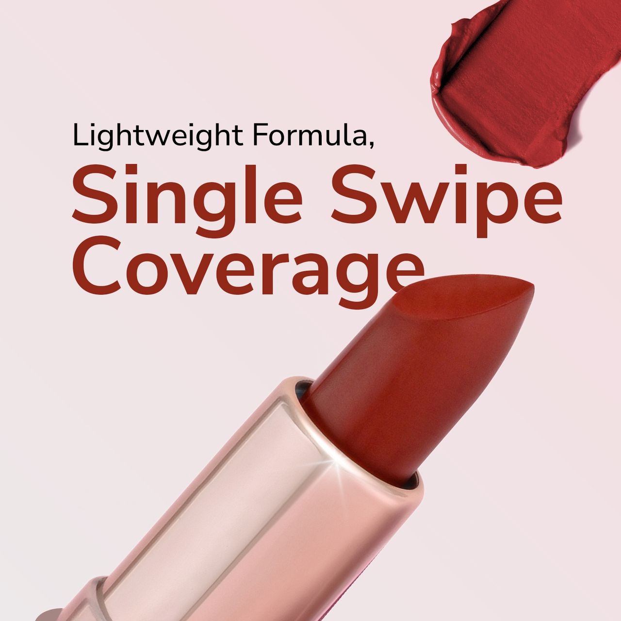 Mila Beaute Bold & Matte Lipstick Highly Pigmented & Soft Matte Finish - 02 Scarlet Seduction
