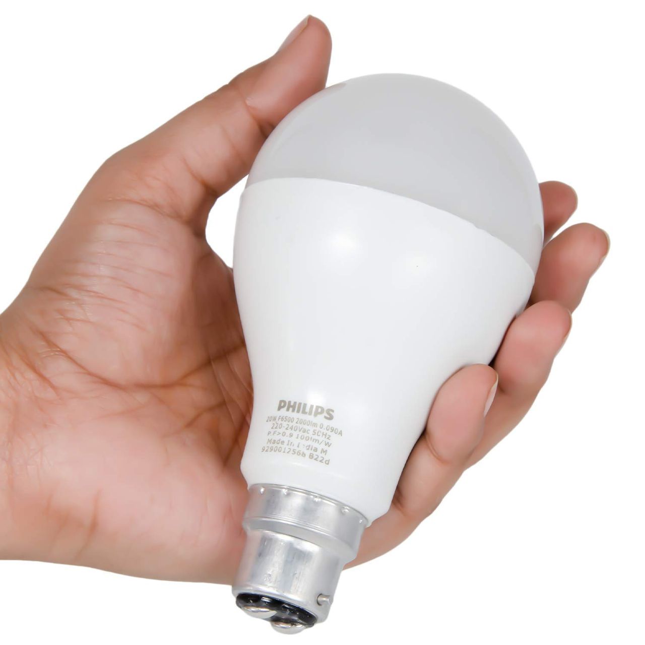 Philips 16 W LED Bulb White | 6500K | Eye Comfort | B22 Base Holder