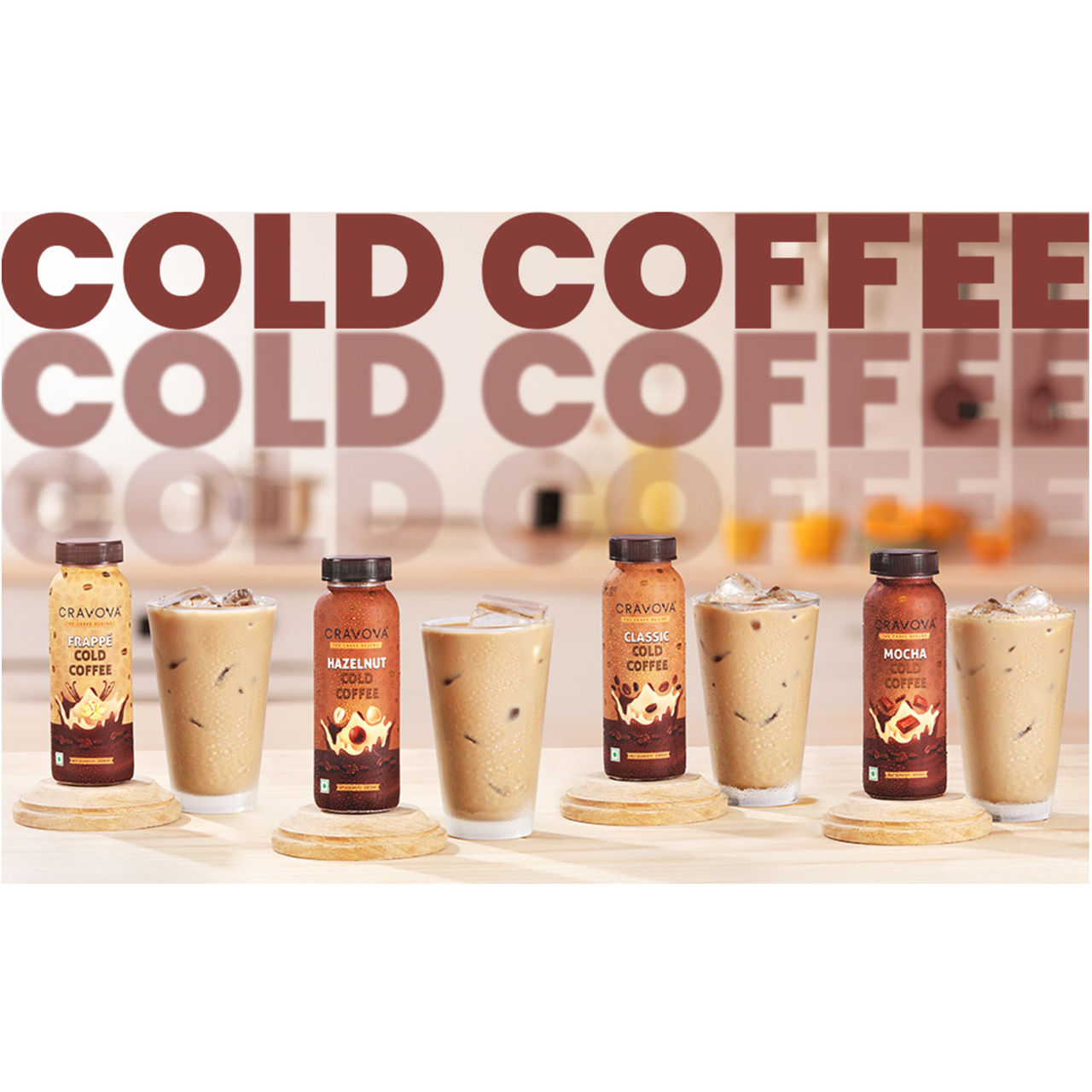Cravova Mocha Cold Coffee 200 ml Combo