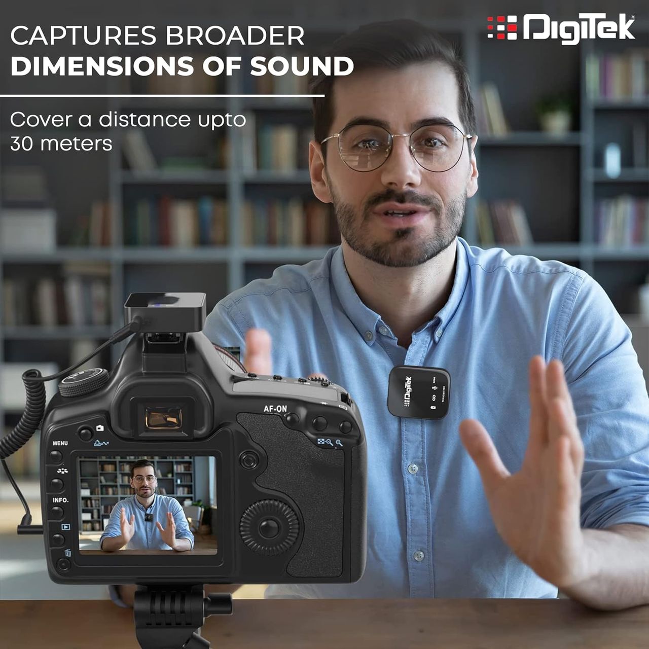 Digitek Dwm 101 Wireless Microphone System With Anc Noise Reduction