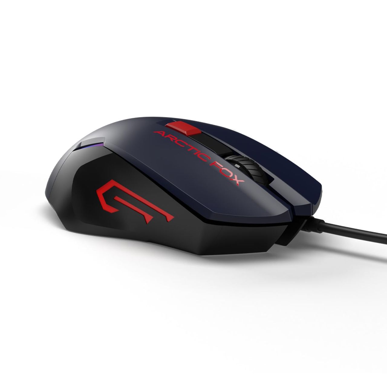 Arctic Fox Wired Usb Gaming Mouse With Breathing Lights And Dpi Upto 3600 (Deep Navy Blue)