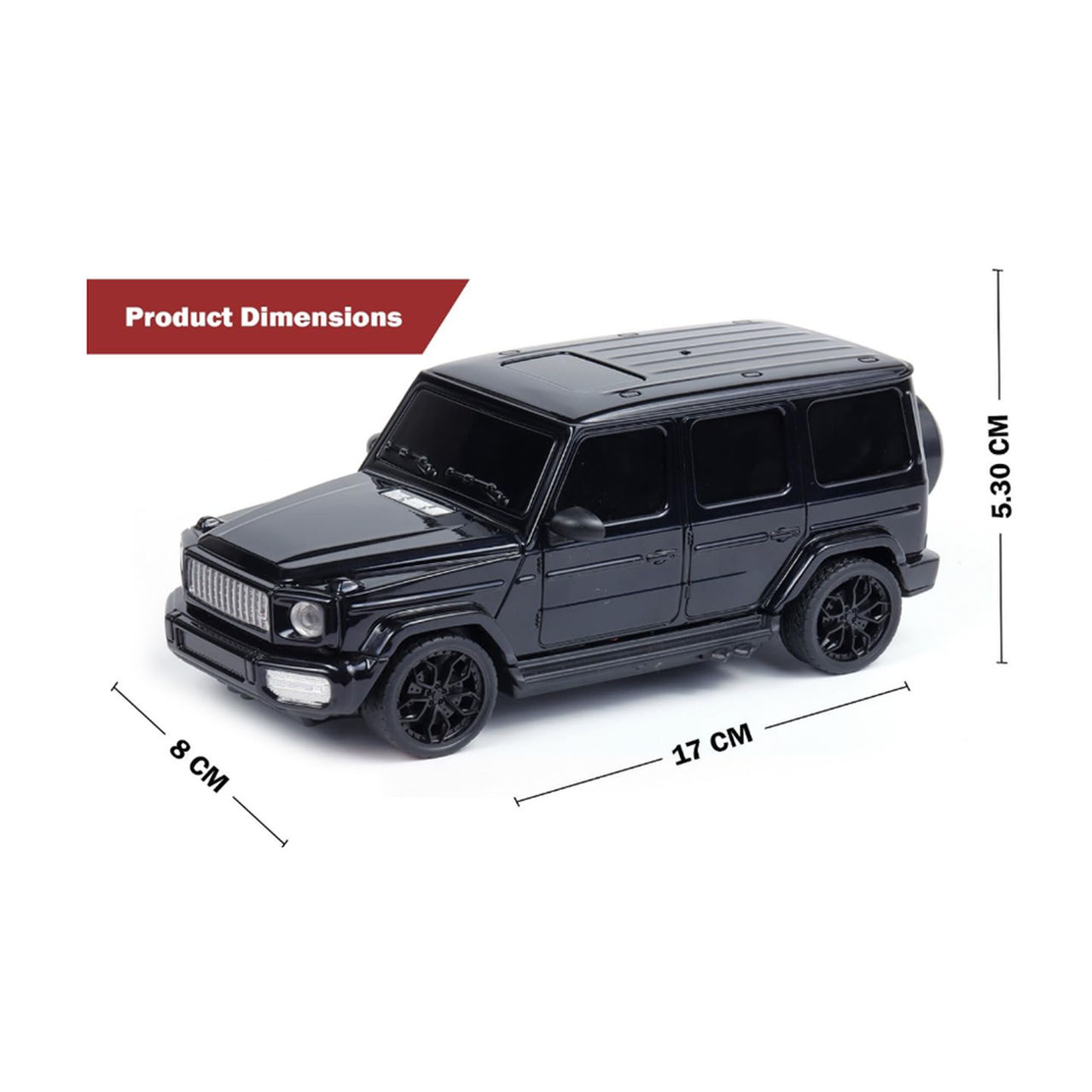 Frendo Hi Speed Remote Control Car 1:24 - G Wag Black