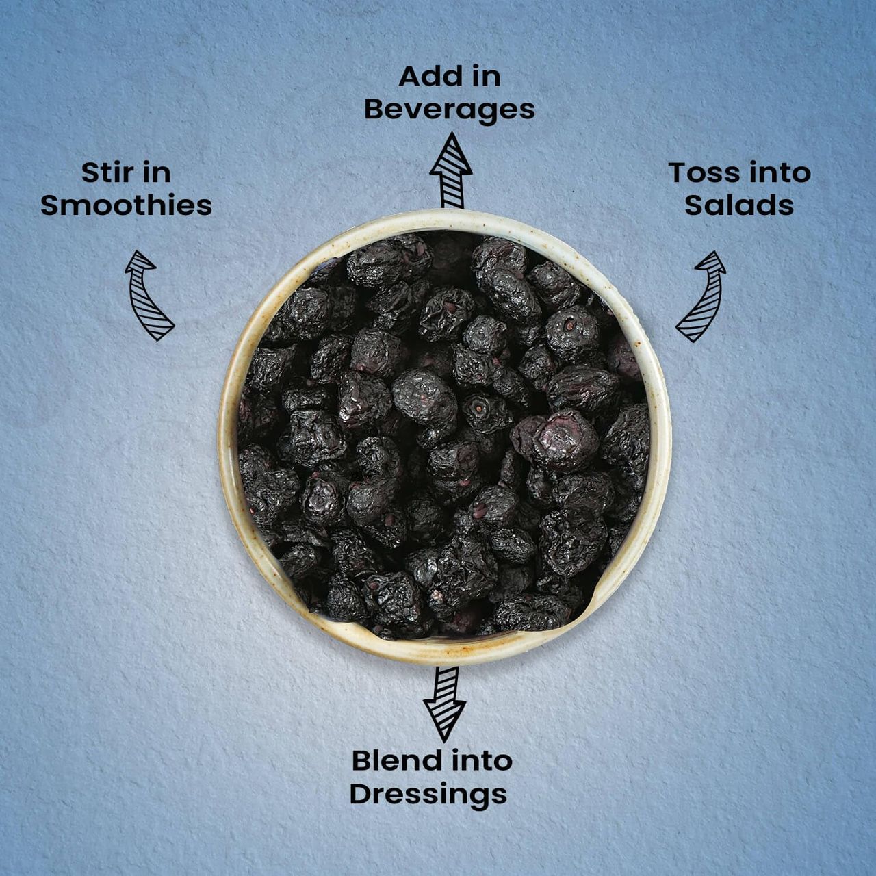 Nutraj American Dried Blueberries