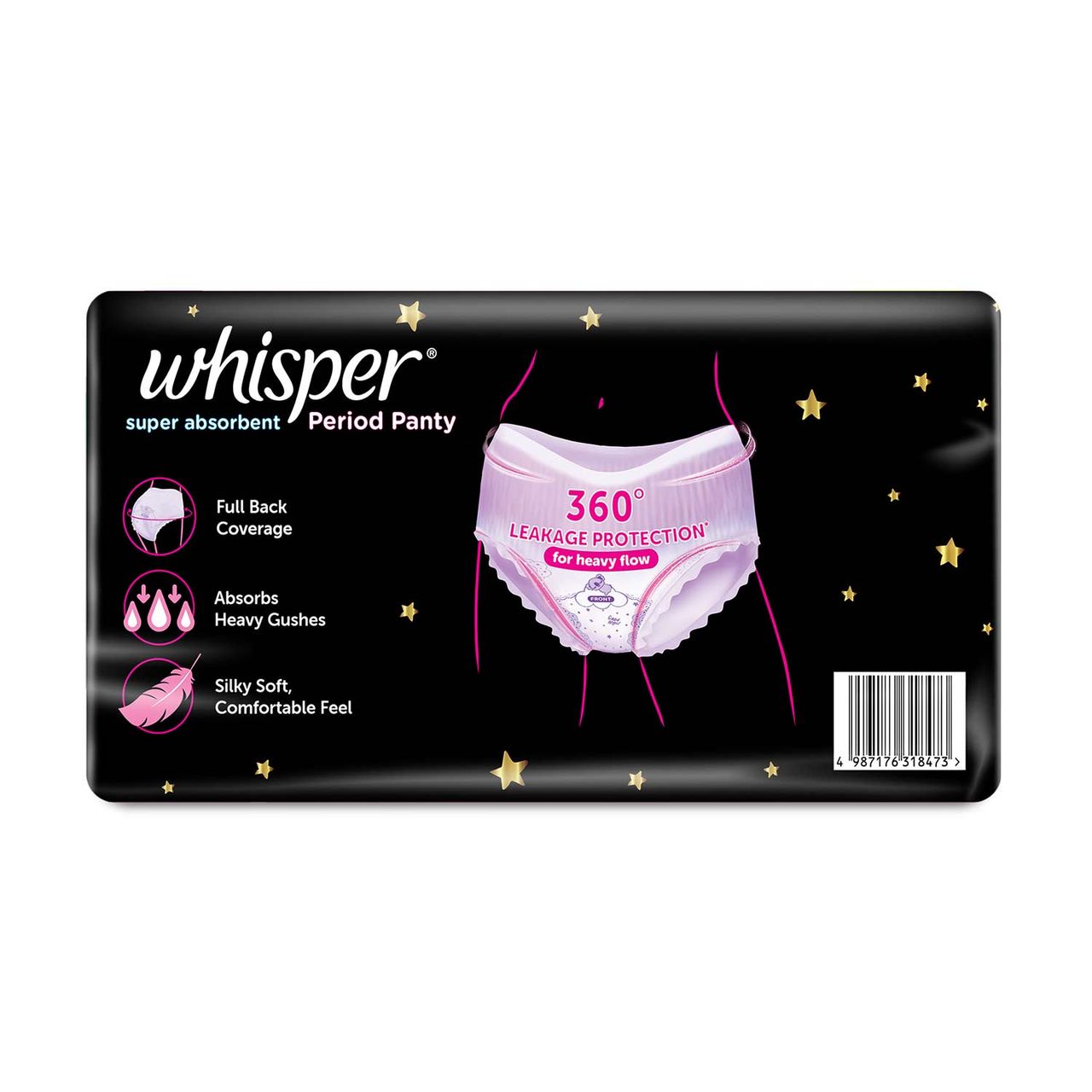 Whisper Super Absorbent Period Panties | M-L