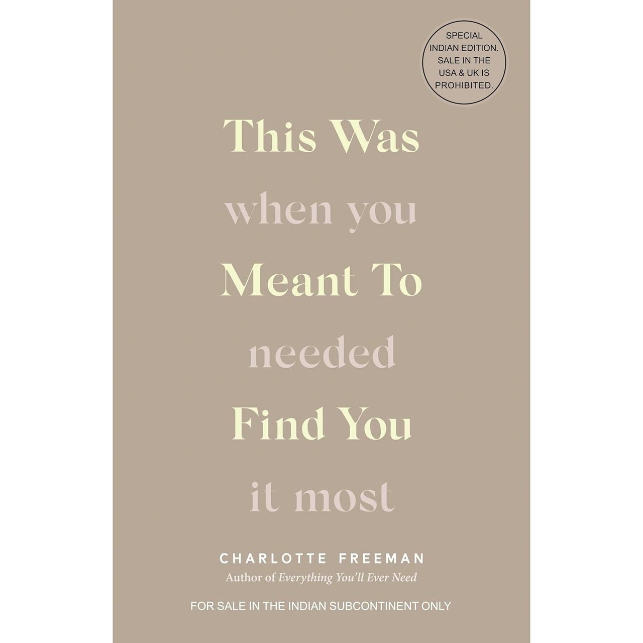 This Was Meant to Find You- When You Needed It Most | English