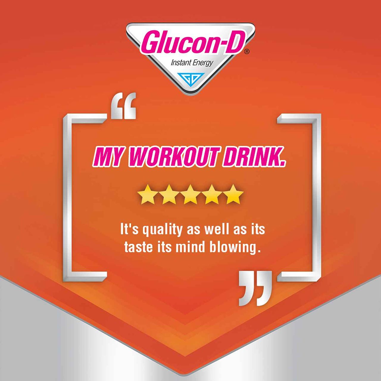 Glucon D Tangy Orange with Free Sipper