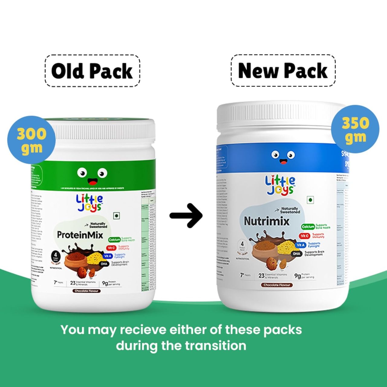 Little Joys Chocolate Drink Mix with Ragi and Bajra | For 7 - 12 years Kids