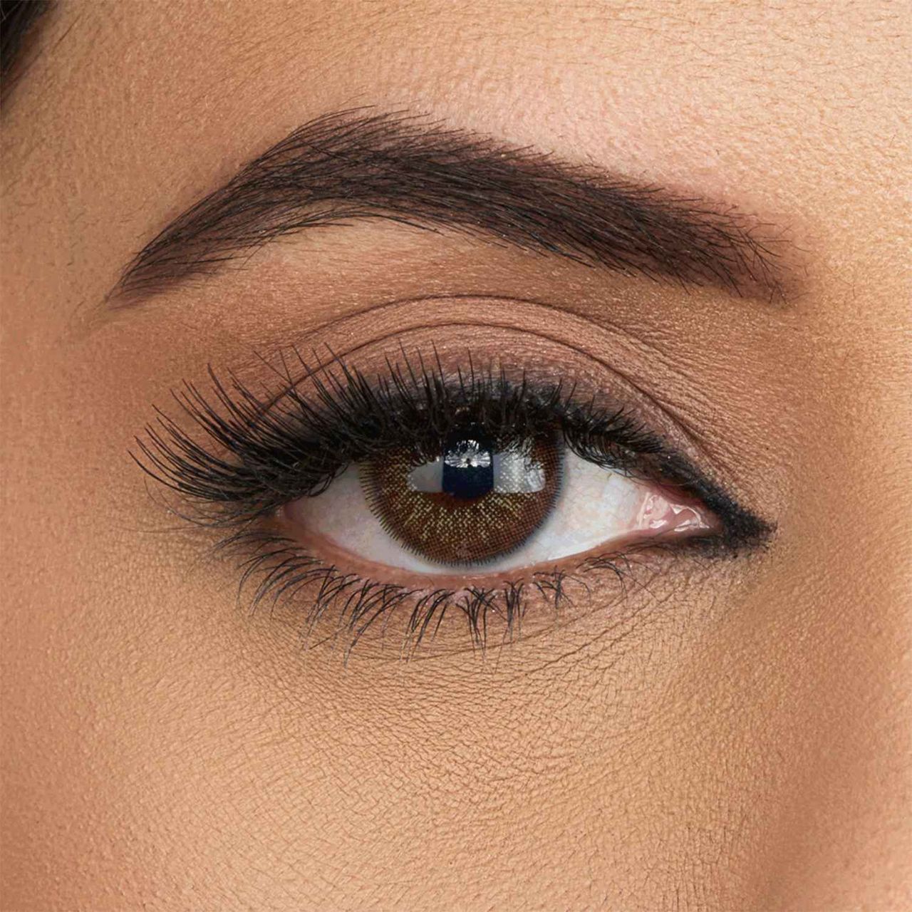 Aqualens Contact Lenses Aquacolor Dusky Brown Candy Pack Zero Power Colored Lenses (2 Lens/Box)