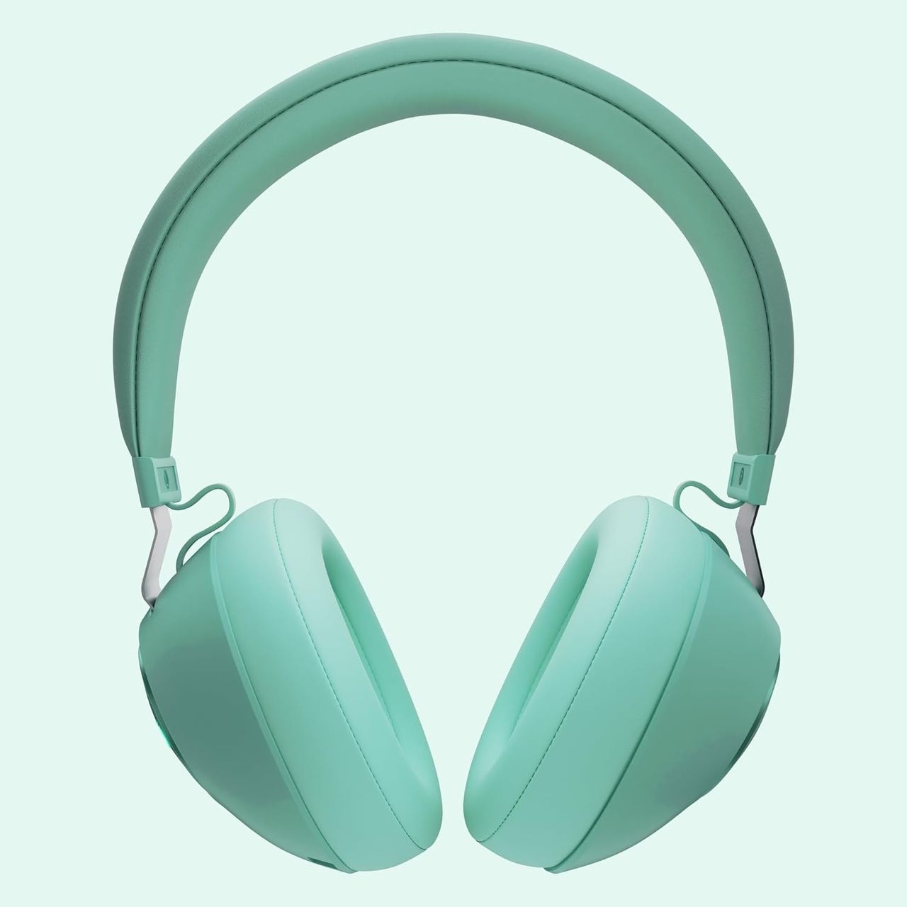 Zebronics Duke BT Headphone, 60h, Dual Pairing, Gaming Mode, ENC, LED, Deep Bass, Voice Asst(Green)