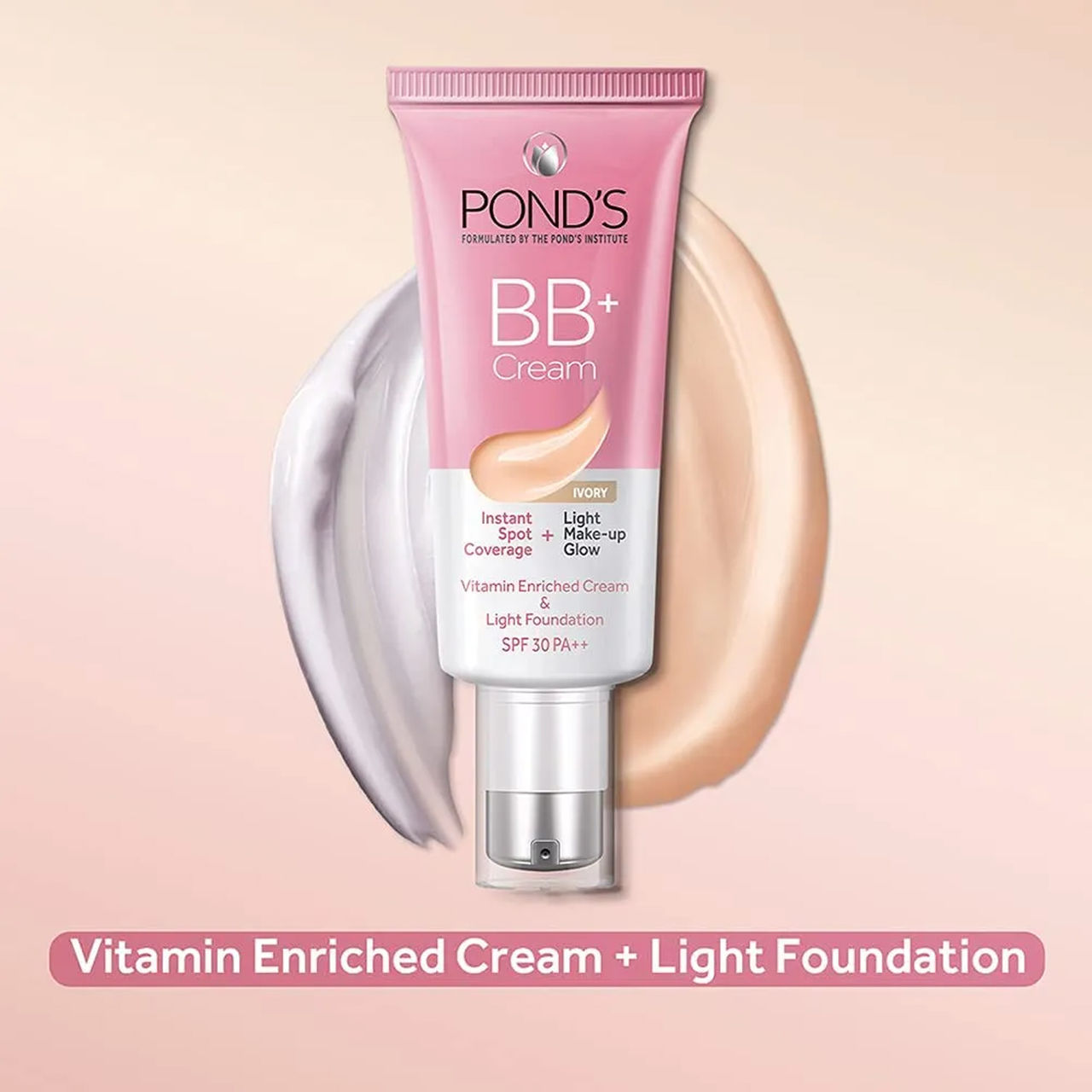 Pond's Bb+ Cream Instant Spot Coverage + Light Make-Up Glow Natural