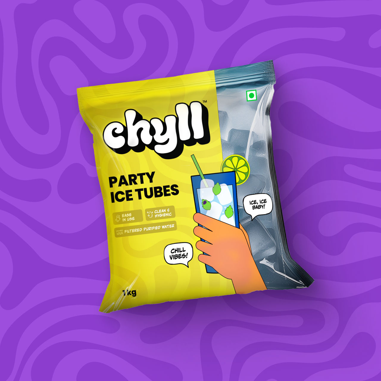 Chyll Party Ice Cubes (Tubes) | Assorted
