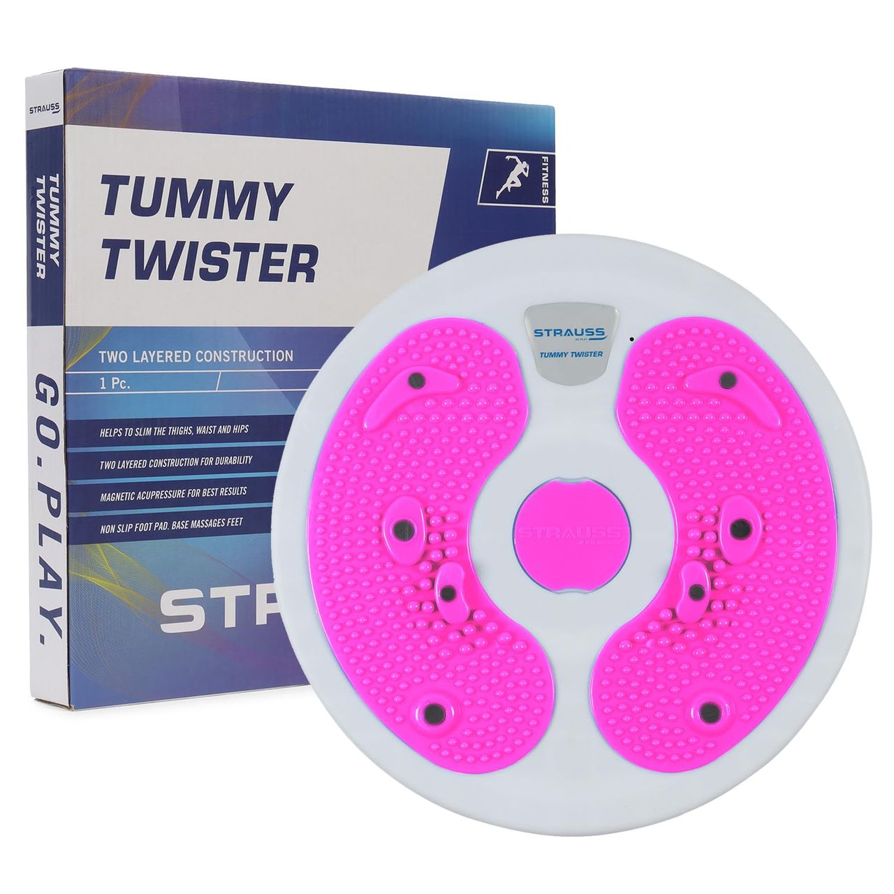 Strauss Tummy Twister | White & Pink