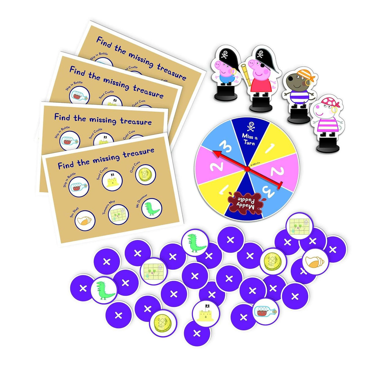 Funskool Games Peppa Treasure Hunt Game