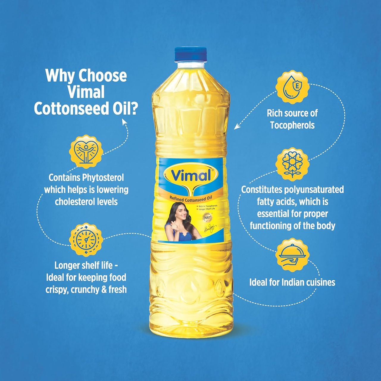 Vimal Refined Cottonseed Oil