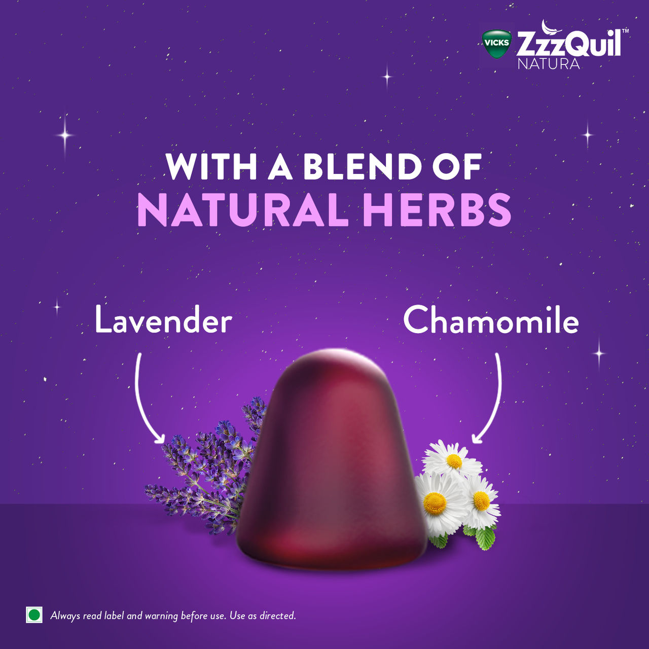 Vicks ZzzQuil Natura, Non-Addictive Sleep-Aid Gummy, Melatonin Helps You Fall Asleep Fast