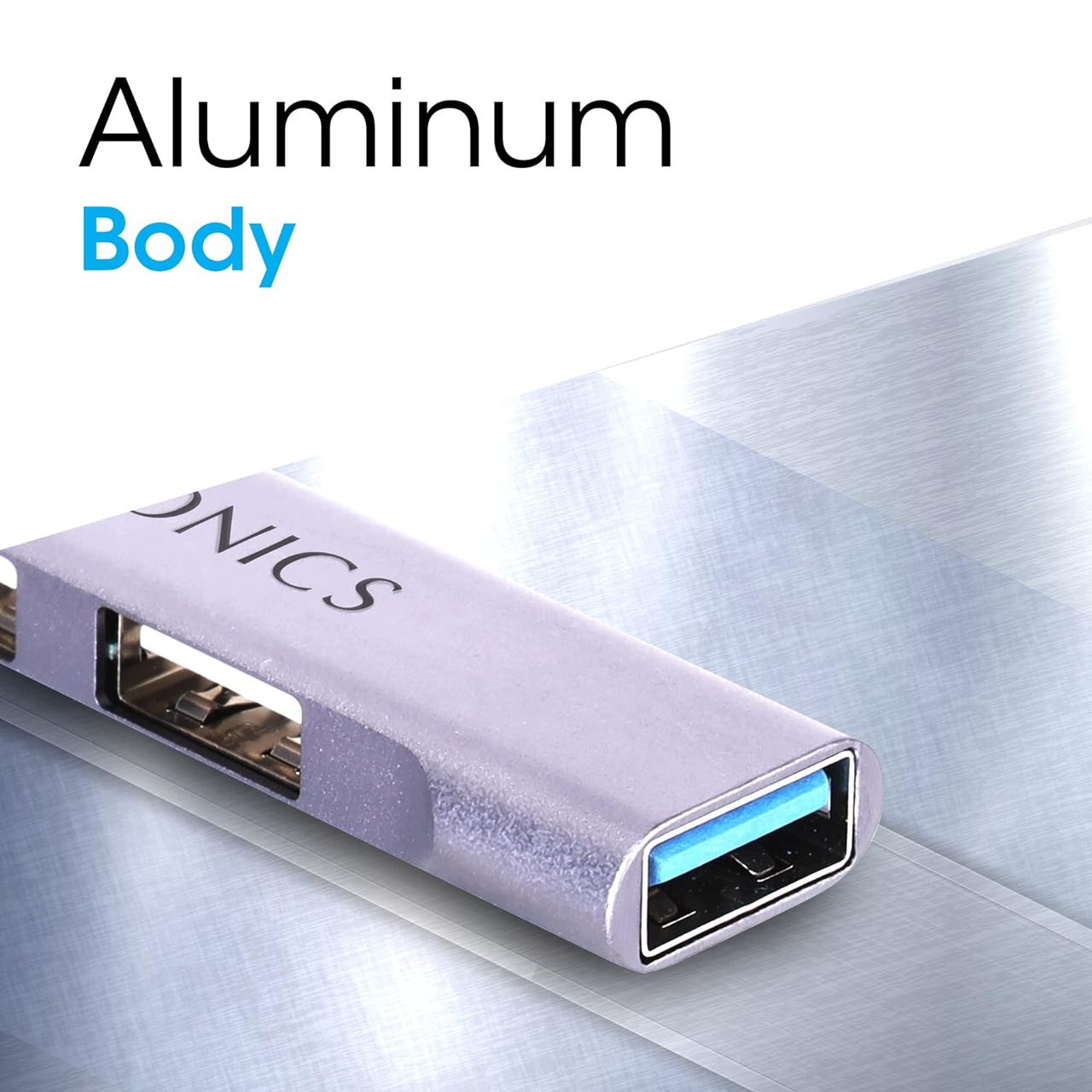 Zebronics Ta200U Type C To Usb 3.0 4 Port Hub With Hi Speed Data Transfer Plug & Play