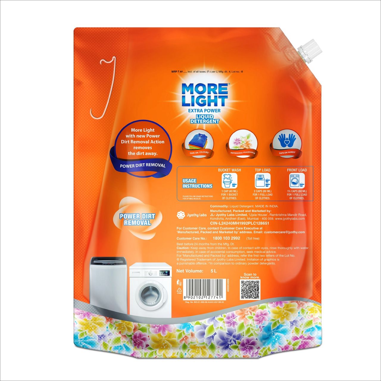 Morelight Detergent Liquid | Pouch
