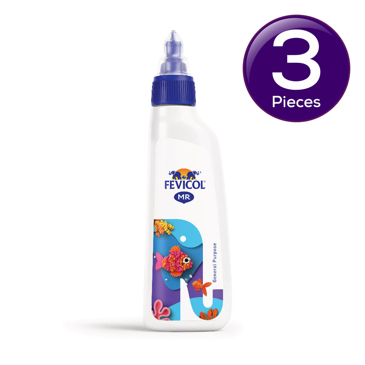 Fevicol MR Original Craft & General Purpose White Glue Bottle 200 g Combo