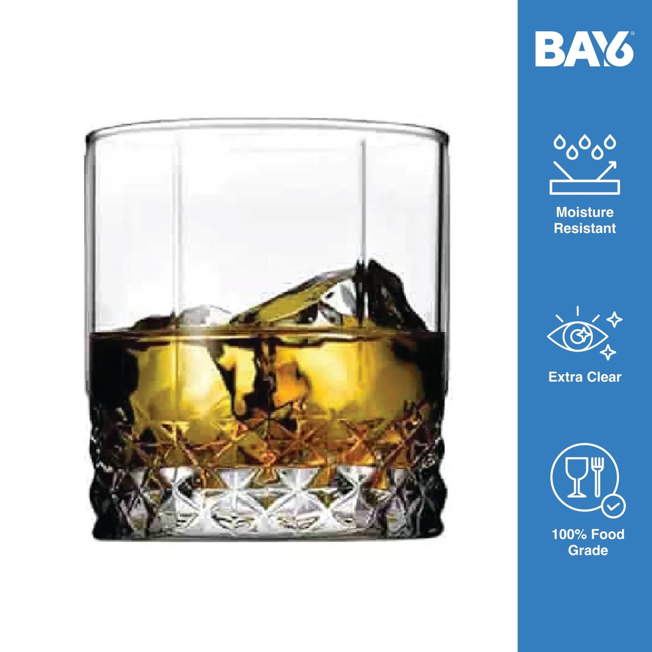 BAY6 Whisky Glass Set - 315 ml - (2pc)