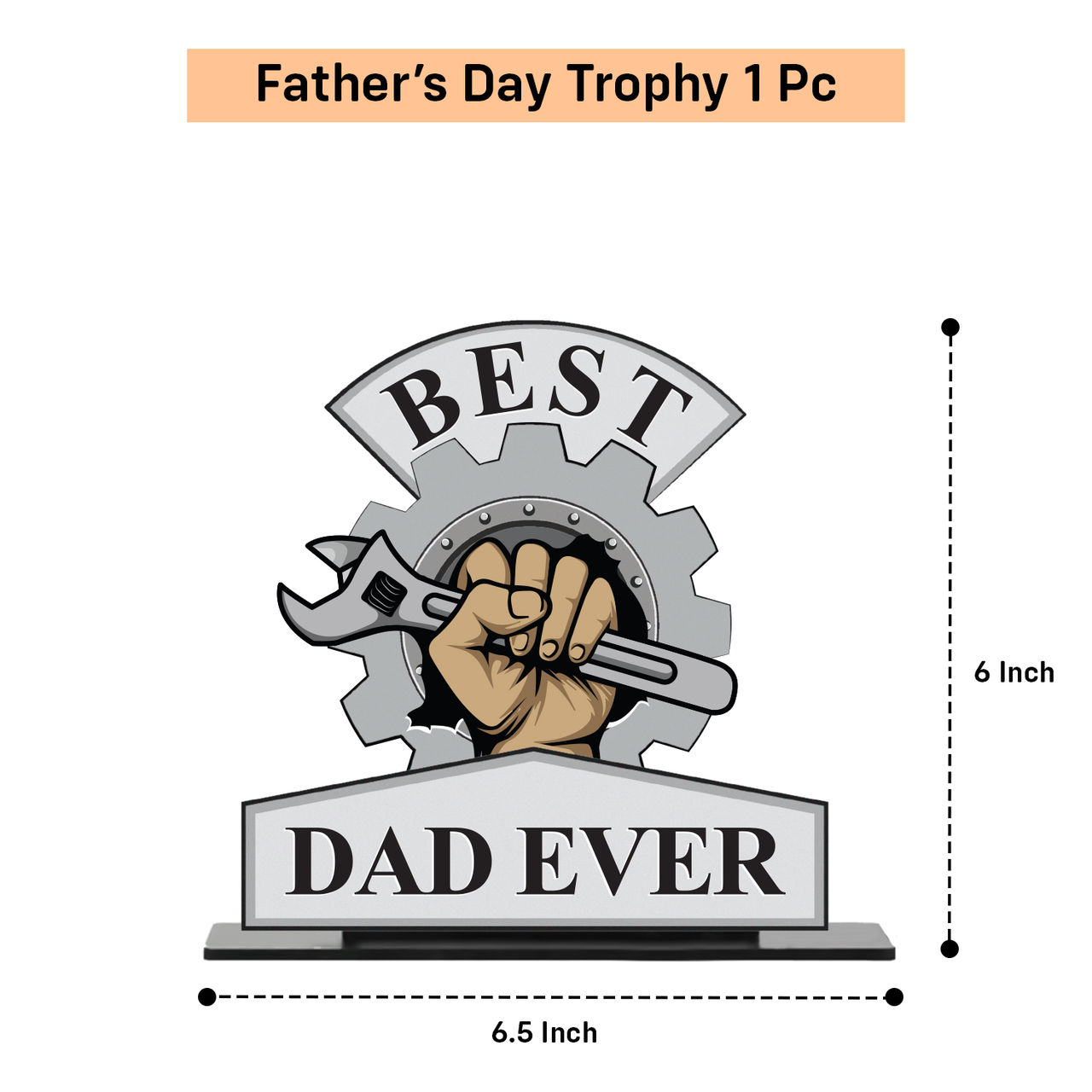 Party Propz Best Dad Ever Trophy