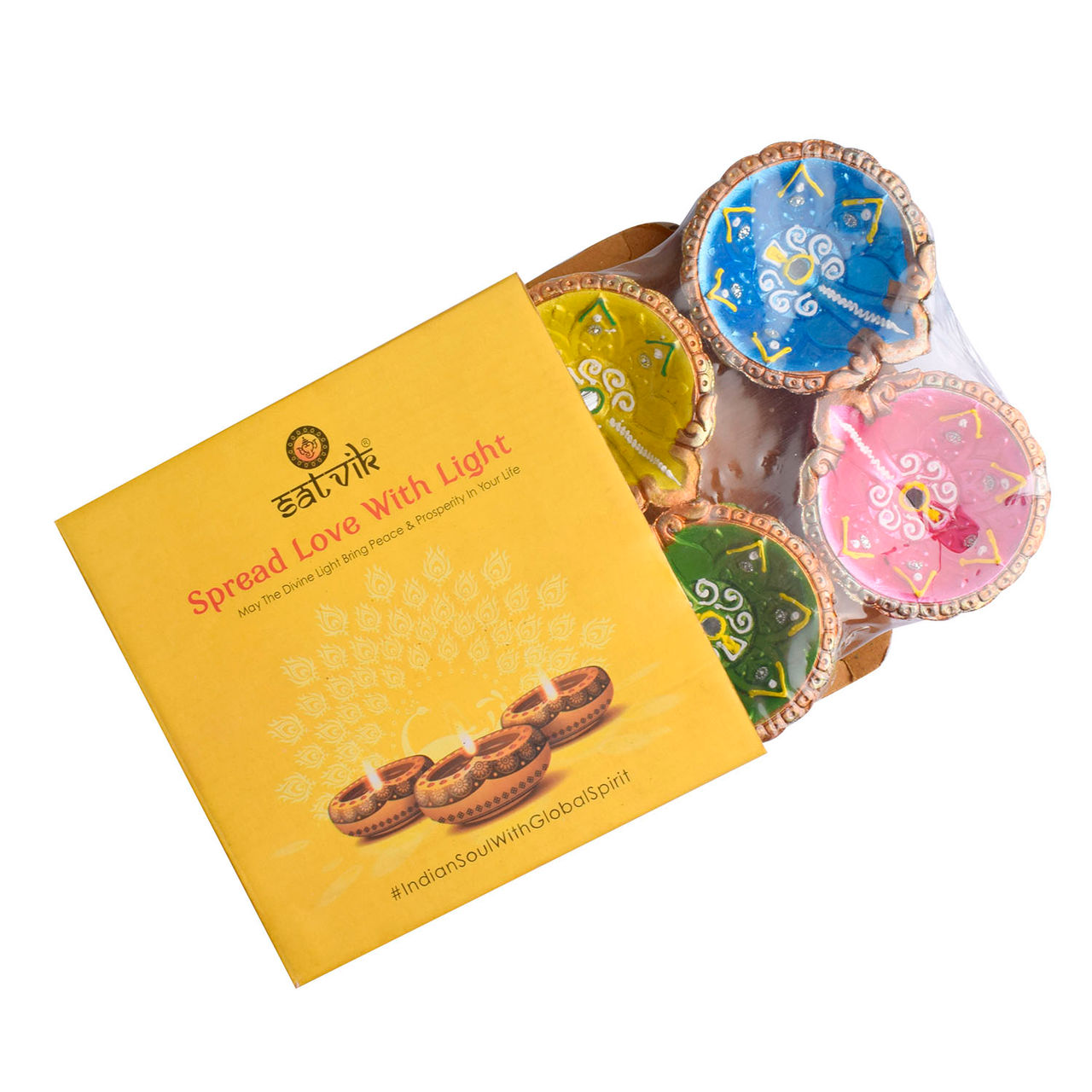 Satvik Clay Diya - Set Of 6