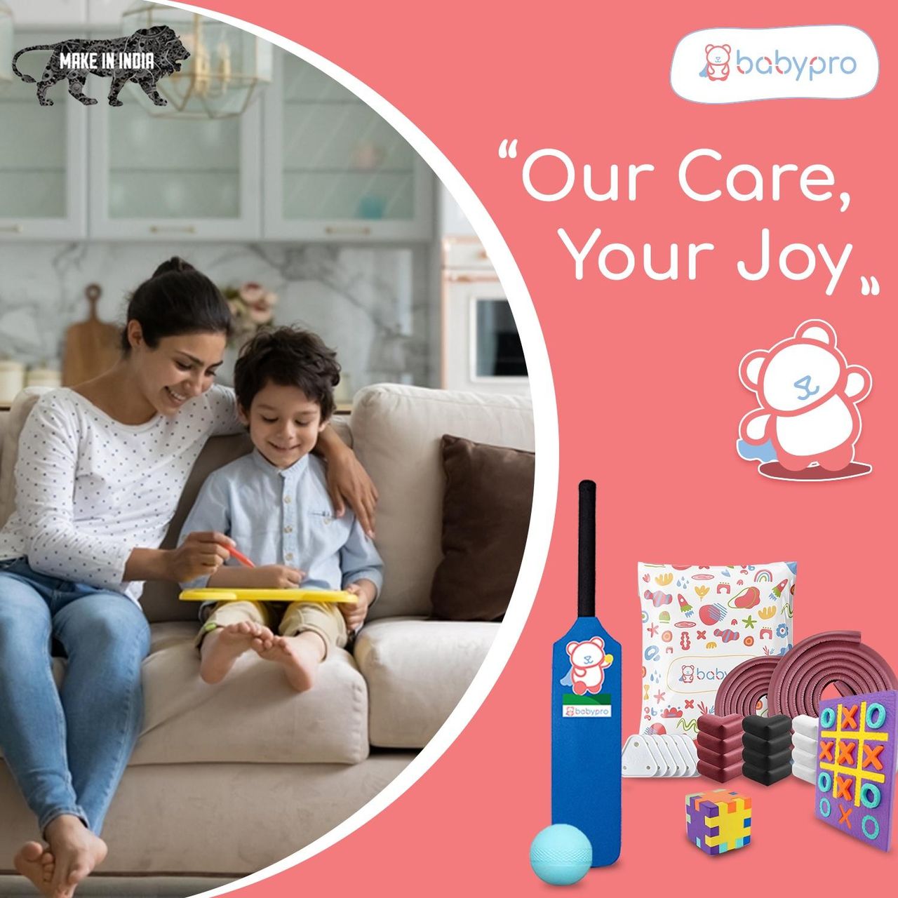 BabyPro Foam Toy Educational For Kids | Multicolour | 2 - 3 years