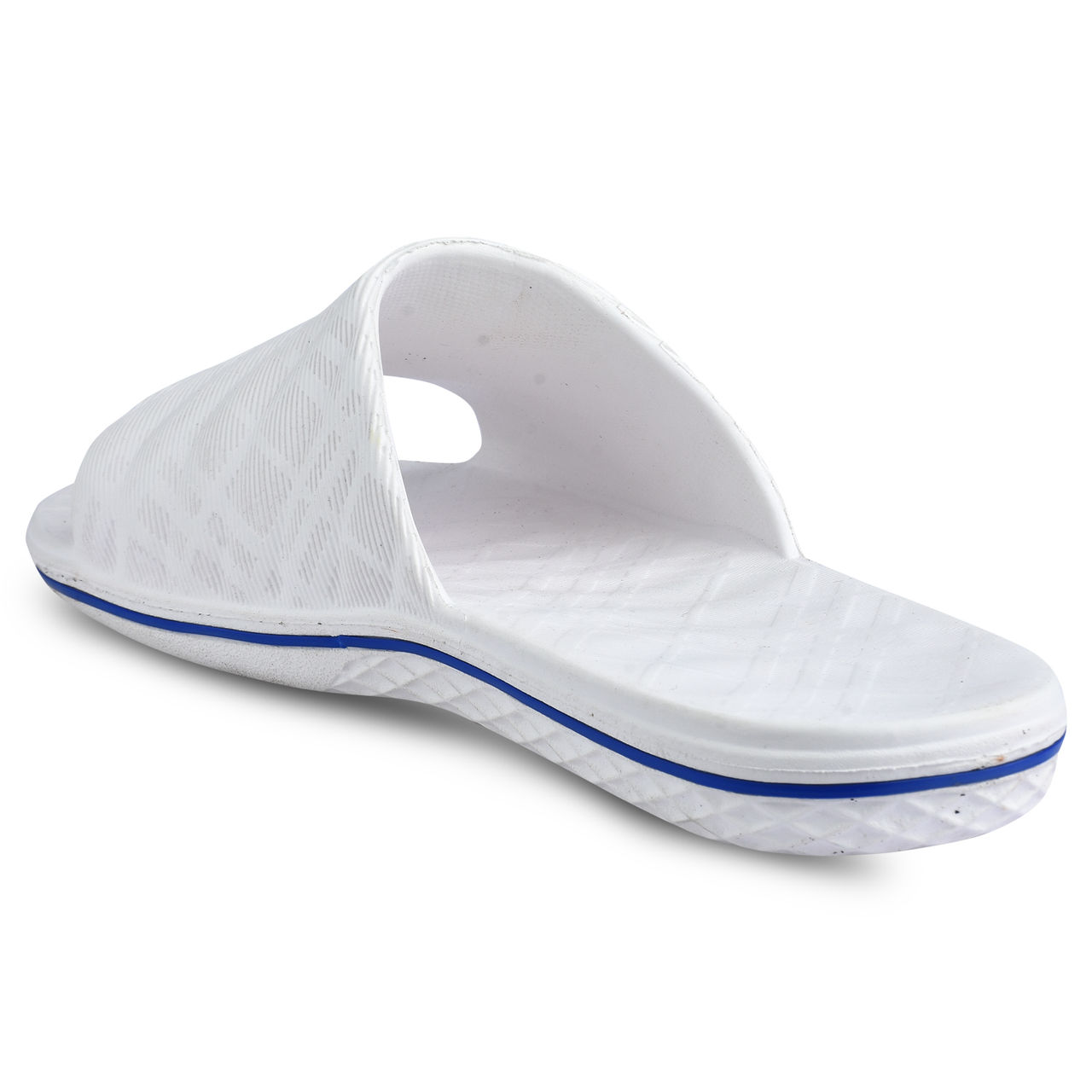 Paragon Ultra-Stylish Ultra-Comfortable Casual Slides For Men White | UK 9