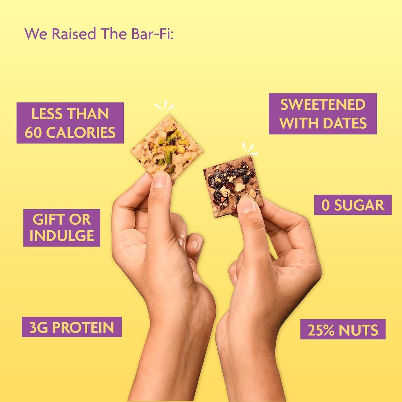 Phab Nutty 3g Protein Barfi Sugarfree 180 g Combo