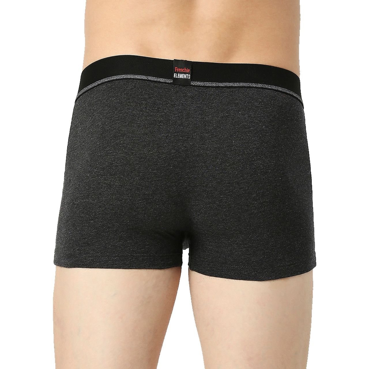 Frenchie Mens Trunks Elements | Pack of 2 | S | Grey Melange | Indigo Melange