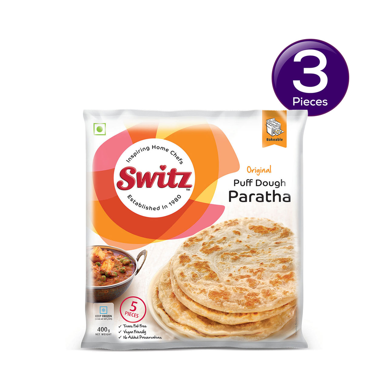 Switz Paratha Puff 400 g Combo