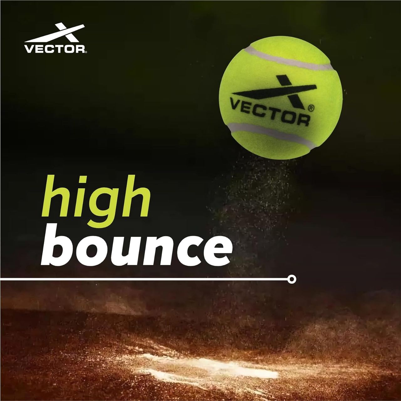 Vector X Cricket Tennis Ball Size - Standard Light (Pack Of 3)