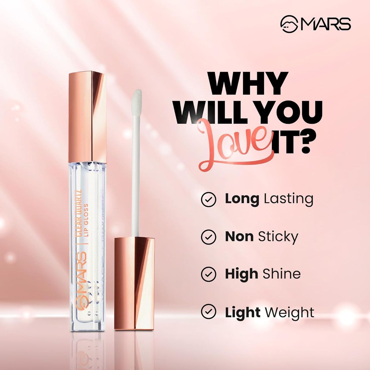 MARS Cosmetics Clear Quartz Lip Gloss (Non Tinted)