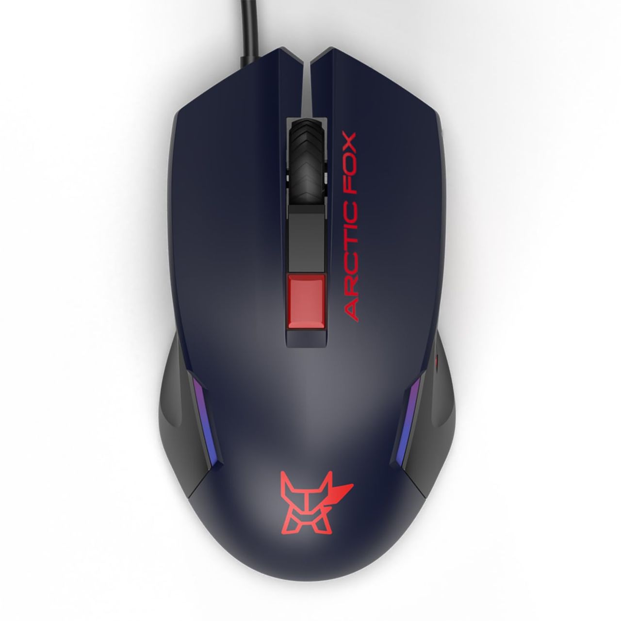 Arctic Fox Wired Usb Gaming Mouse With Breathing Lights And Dpi Upto 3600 (Deep Navy Blue)