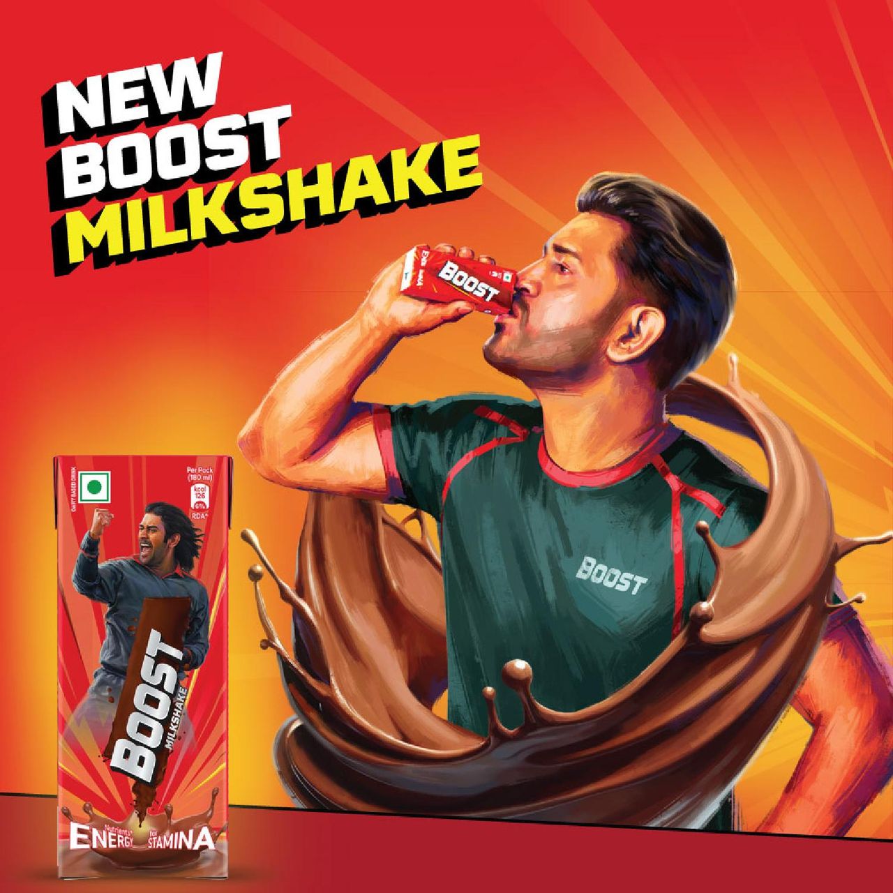 Boost Chocolate Milkshake 180 ml X 2 Combo