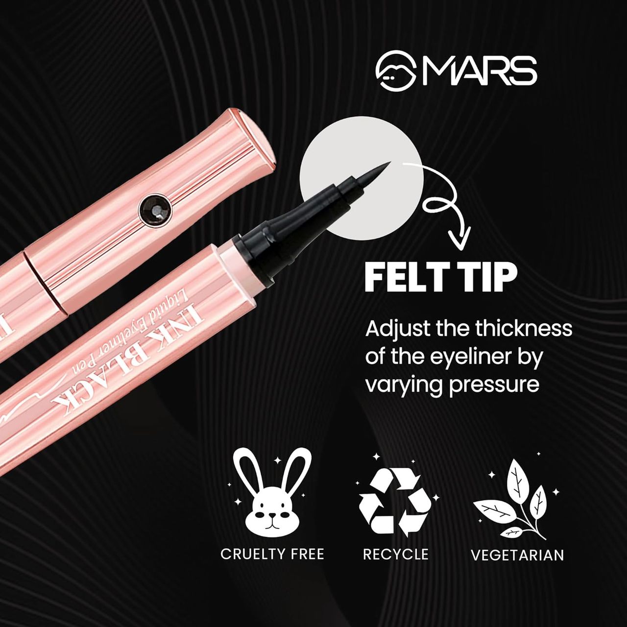 MARS Cosmetics Ink Eyeliner (Black)