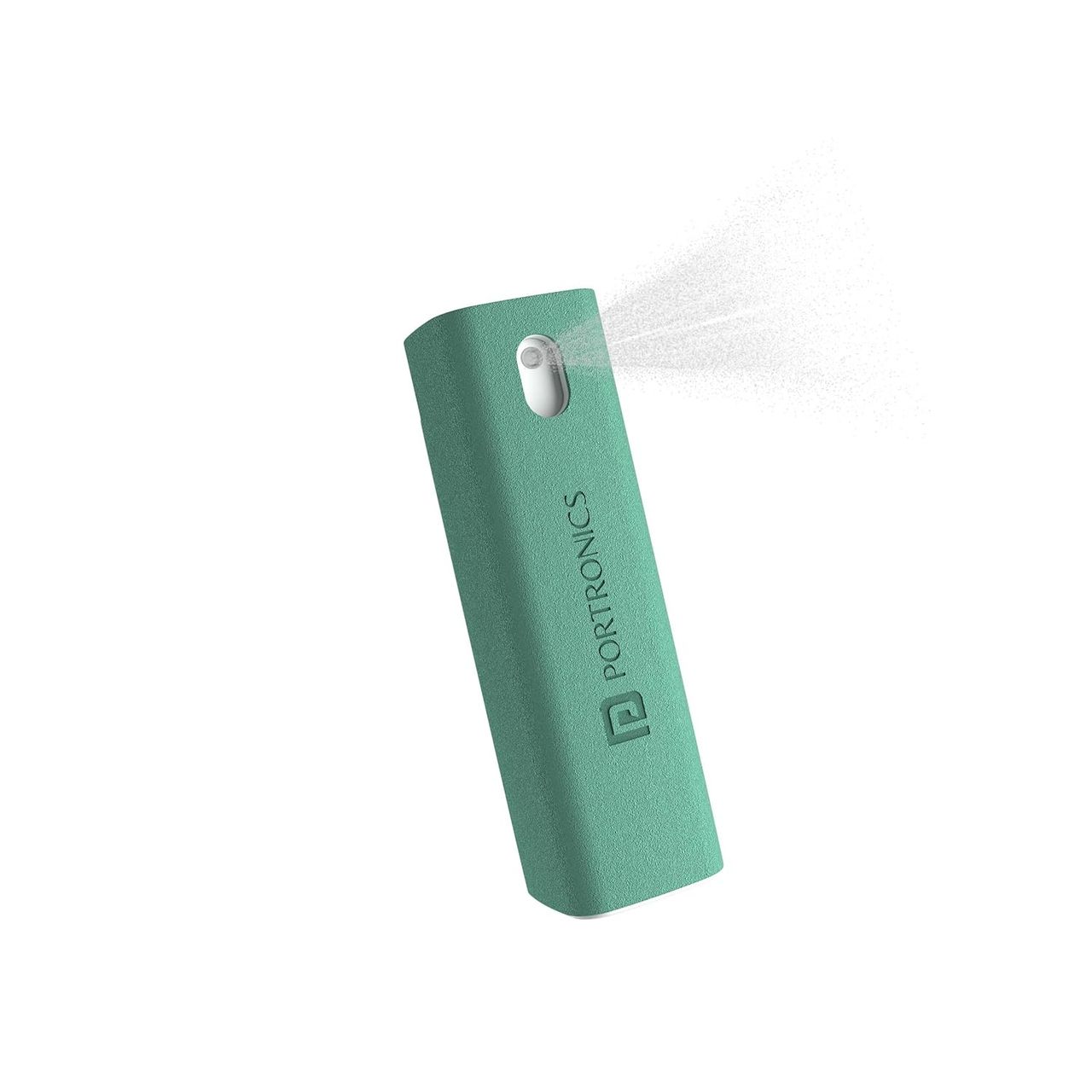 Portronics Swipe Screen Cleaner & Duster with Refillable Spray Bottle - Green