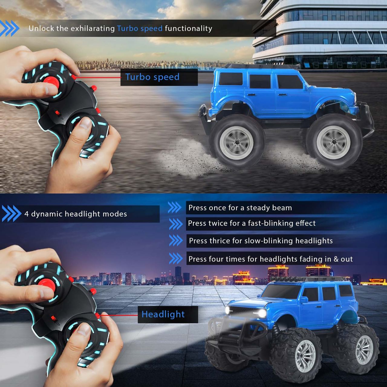 Frendo Off Roader Monster Rc Car - For Blue