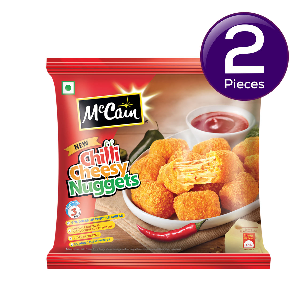McCain Chilli Cheesy Nuggets 250 g Combo