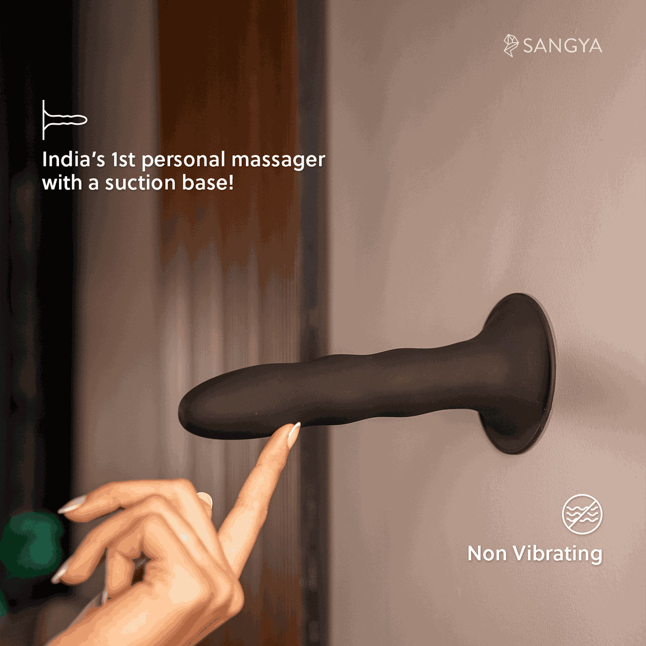 Sangya Project - Non-Vibrating Massager With A Suction Base