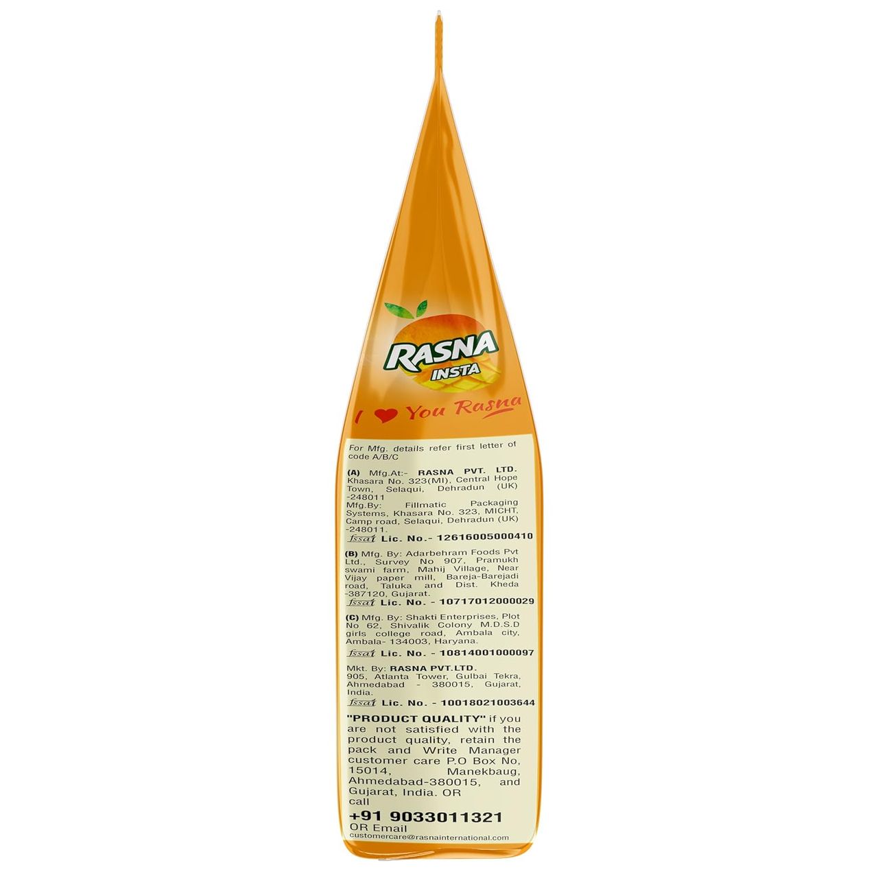 Rasna Mango Instant Powder Mix