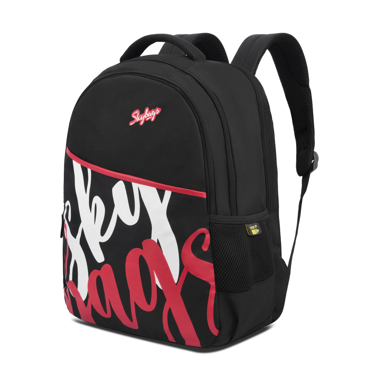 Skybags Qube 02 School Backpack (E) Black