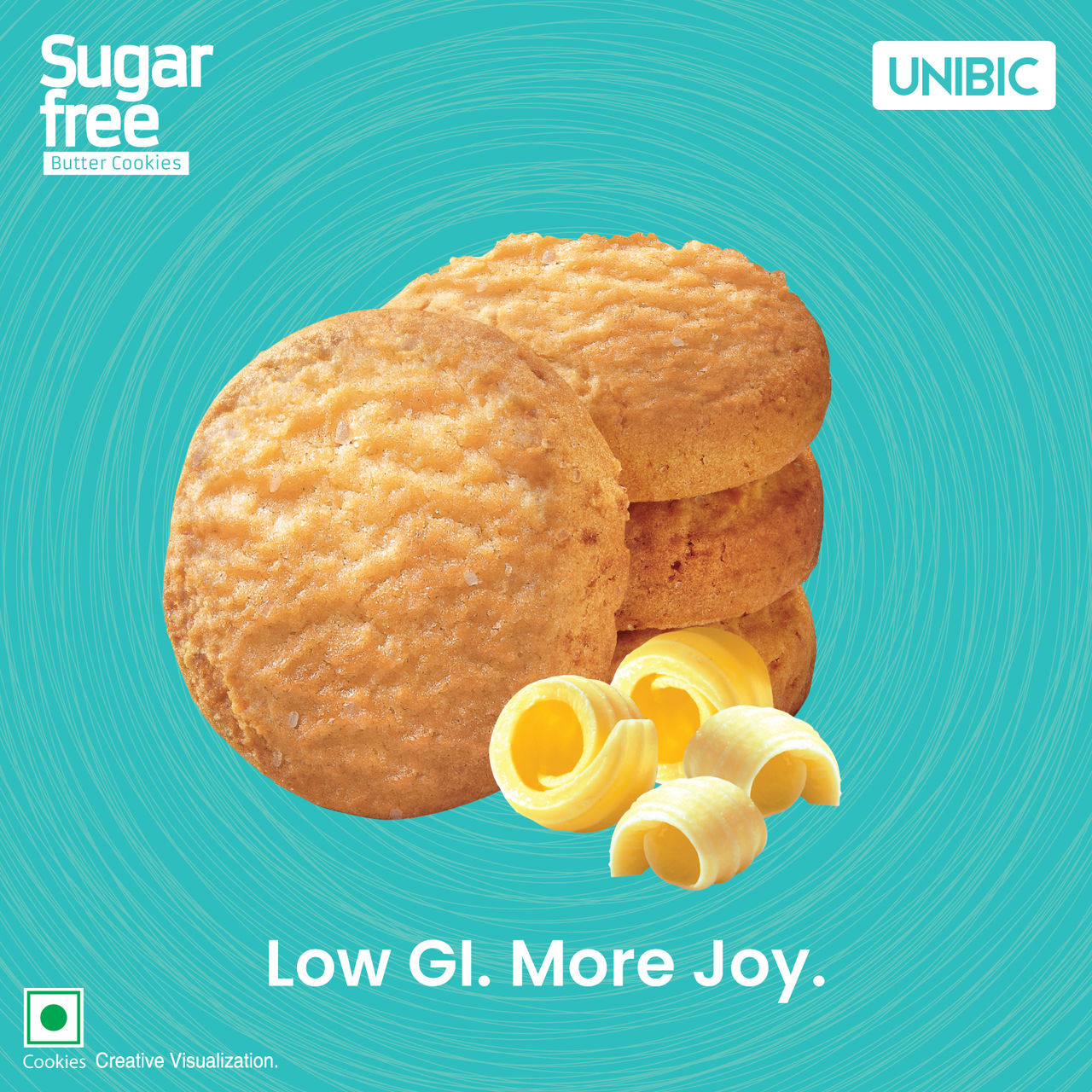 Unibic Sugar Free Butter Cookies | 0% Maida | Low GI