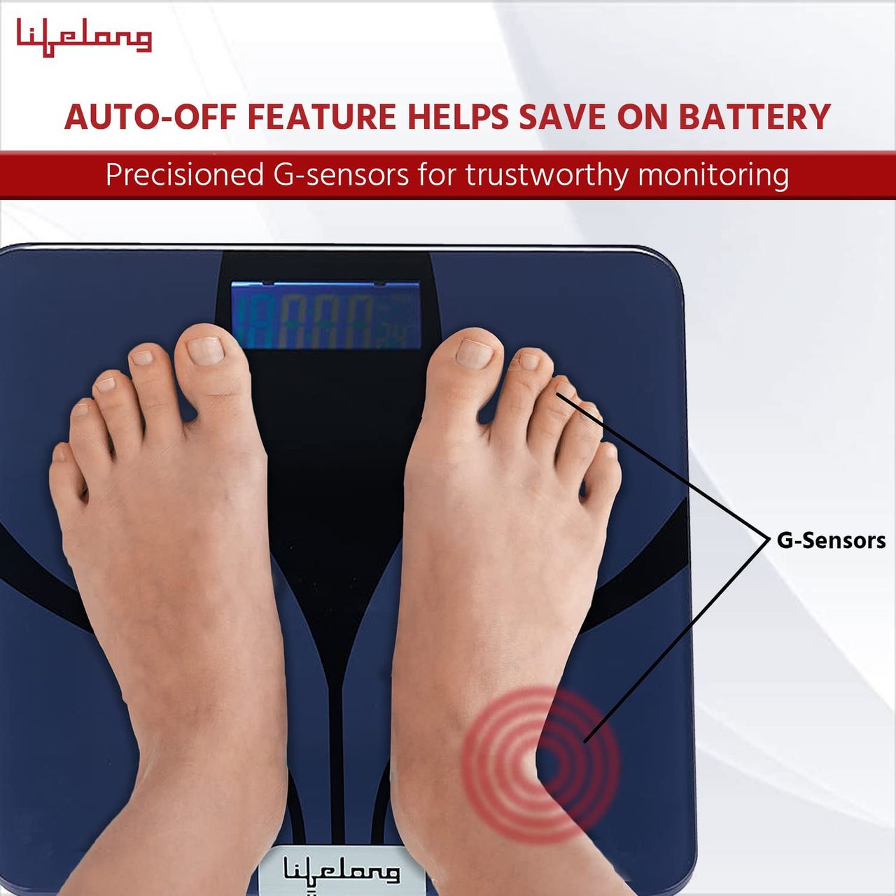 Lifelong LLWS27 Digital Weight Machine - LED Indicator